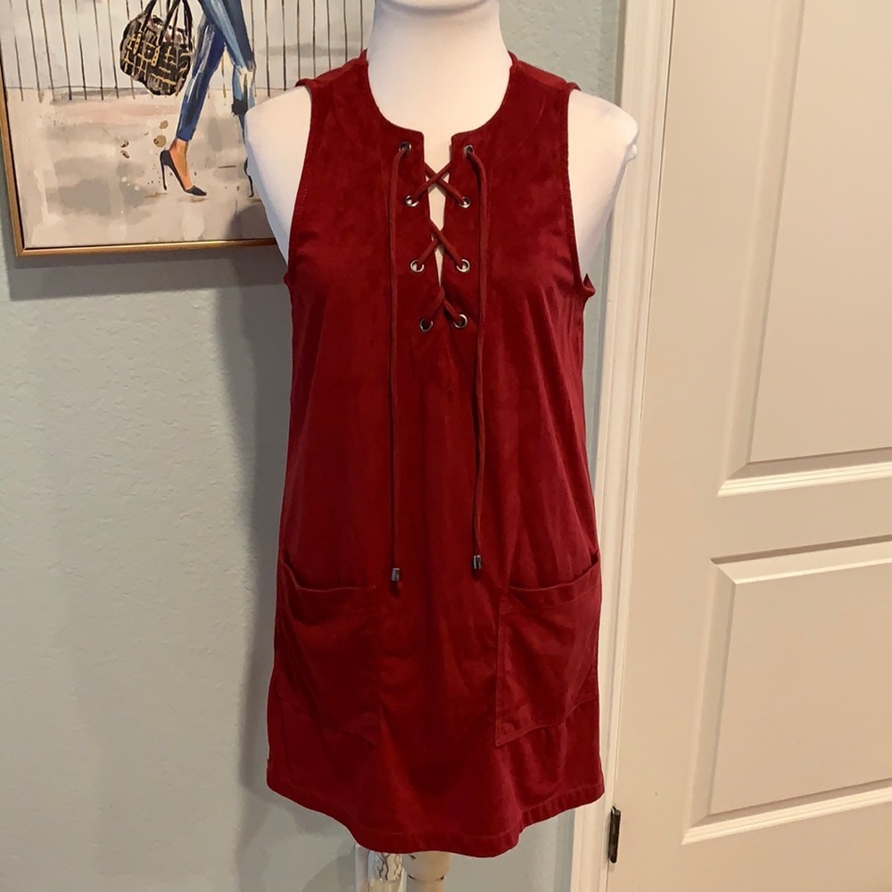 F21 Faux Suede Mini • Sz M •NEW!